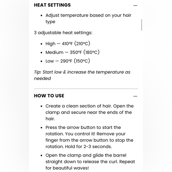 Beachwaver 1.25" Rotating Curling Iron in Pretty Lilac, pastel purple - Picture 14 of 15